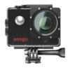 Amigo AC-11 HD Sports Action Camera with 12MP High Resolution Lens | 720p HD Image with Wide Angle Lens and Waterproof Upto 30 Meters (Black)