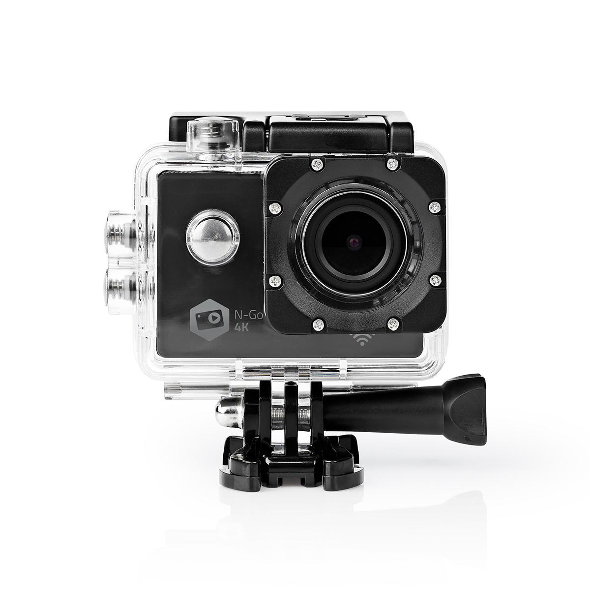 NEDIS Action Cam, Ultra HD 4K, Wi-Fi, Waterproof Case, For Outdoor  Activities Photos Videos Audio