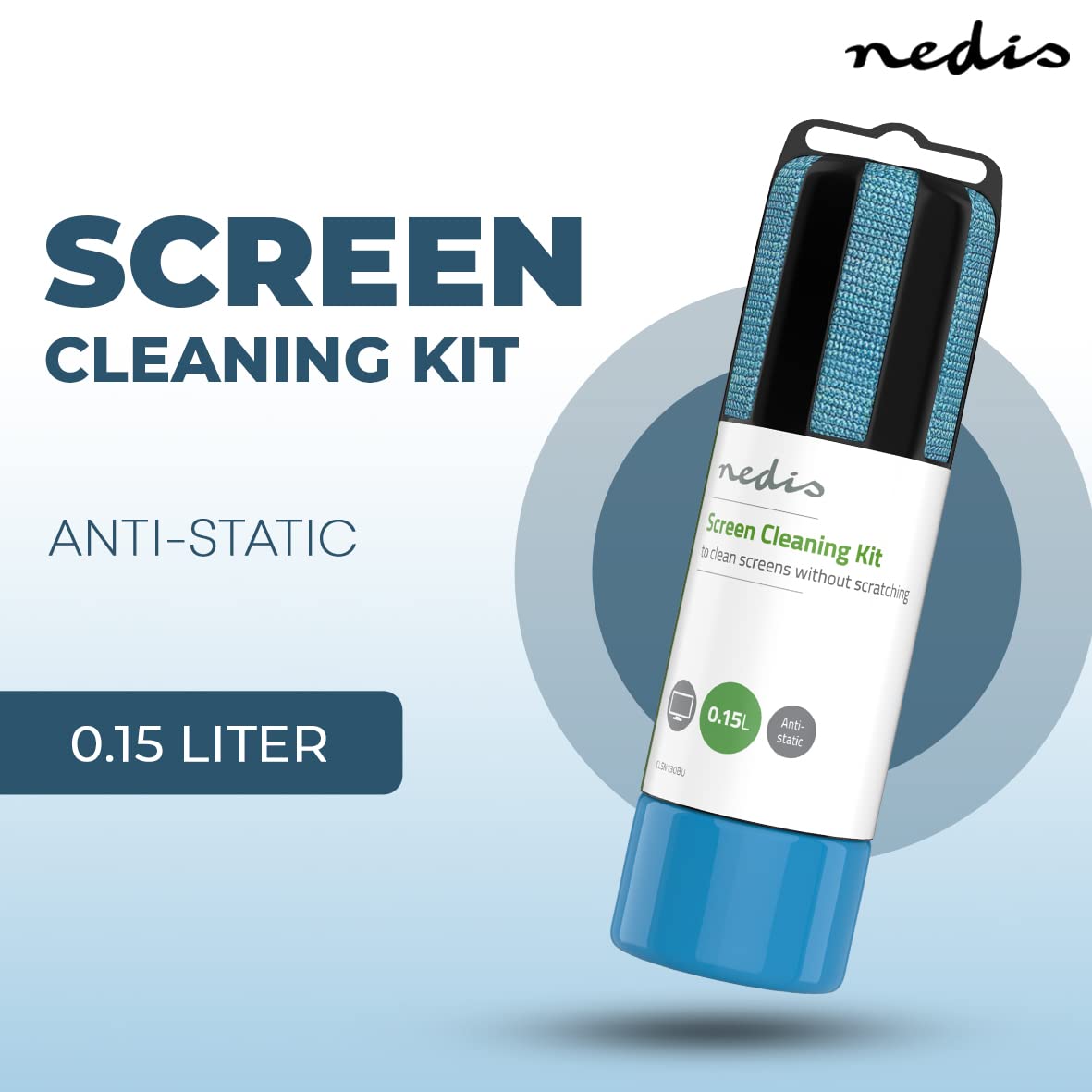 Nedis Kit de nettoyage d'écran, TV, Smartphone, Tablette - 35 ml